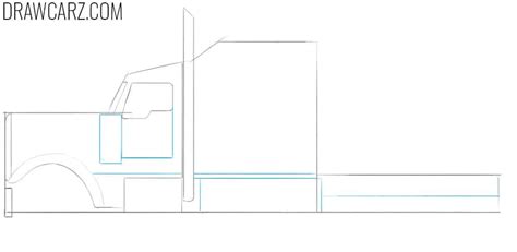 semidraw|how to draw semi truck.